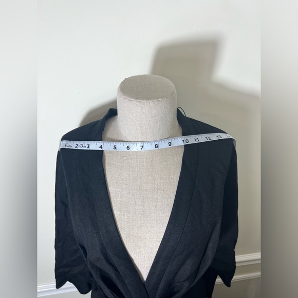 Significant Other Linen Blend Lola Dress Black - Picture 7 of 14